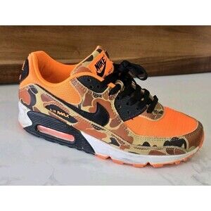 Nike Air Max 90 'Orange Camo' Size 7